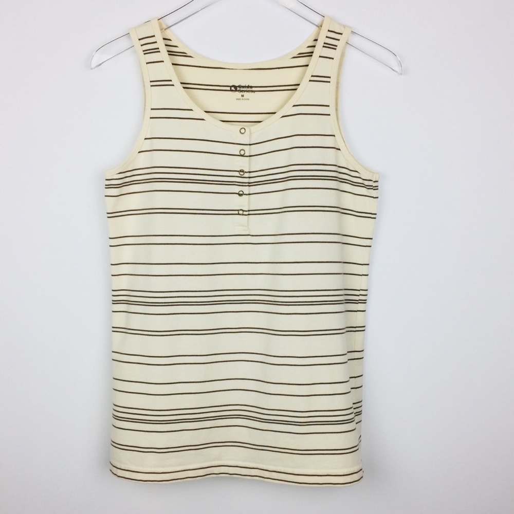 Guide Series Sleeveless Striped Top